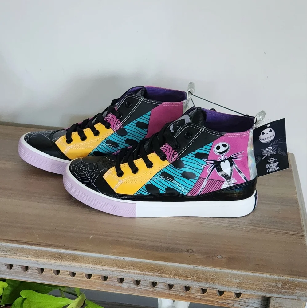 🎃 Disney Nightmare Before Christmas Sneakers – Women’s 8.5, NWT Halloween - Picture 13 of 14